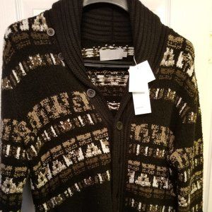 Vince Fair Isle Cardigan